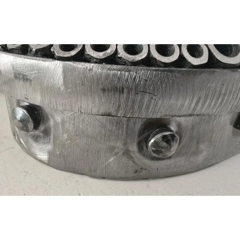 Large Heart Shaped Silver Metal Trinket Box Industrial Nuts & Bolts‎ Rustic